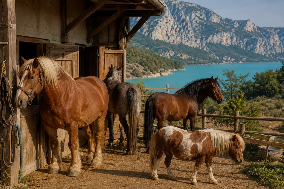 Les chevaux d'écurie : races, caractères et quotidien